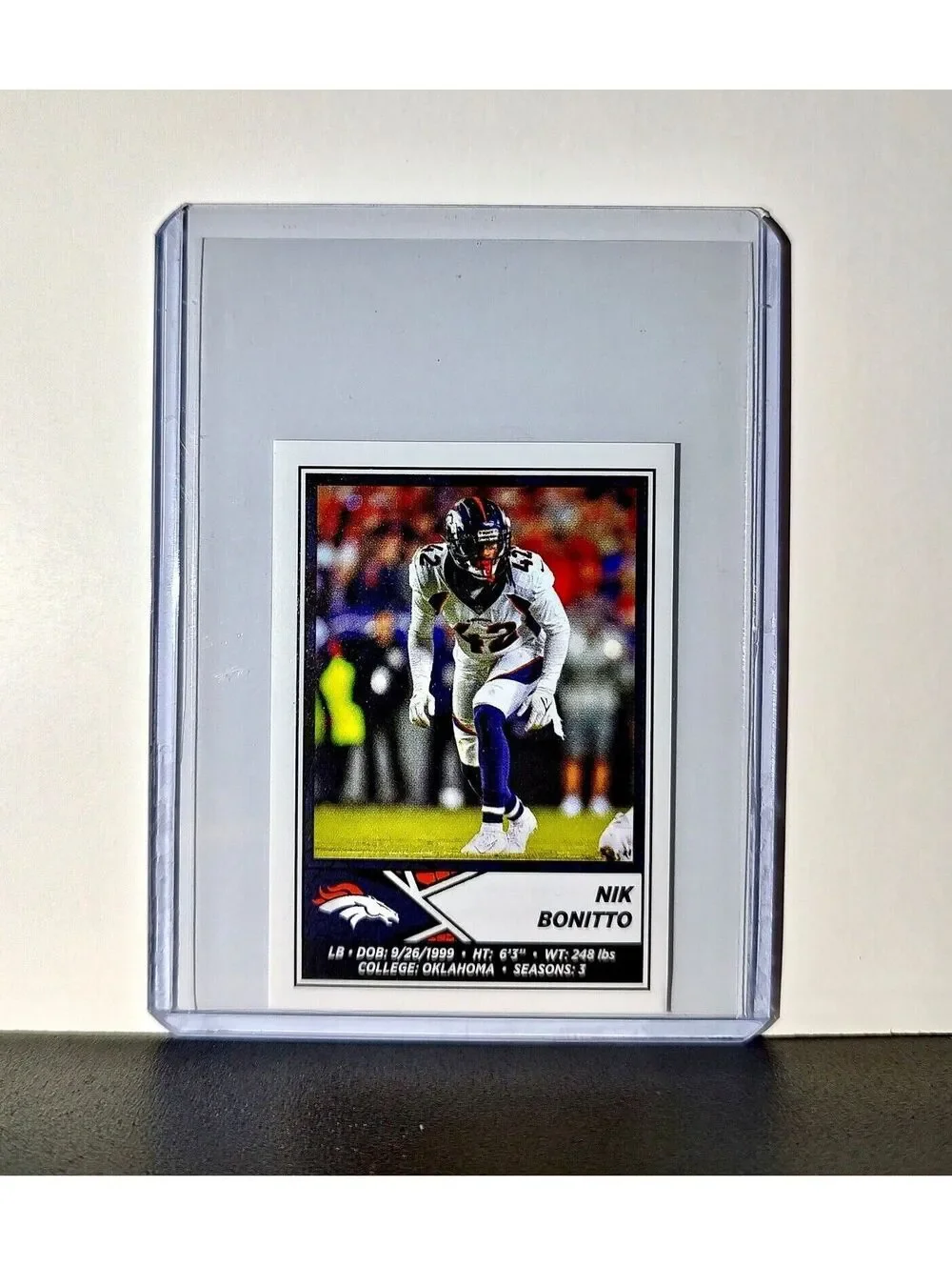 Nik Bonitto 2024 Panini NFL Sticker #245 Denver Broncos